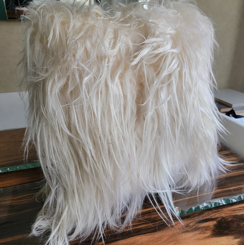 Silky Longhair Sheepskin Pillow
